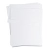 U Brands Data Card Replacement Sheet, 8.5 x 11 Sheets, White, PK10 5165U06-48